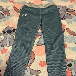 Blue under armor leggings in good condition